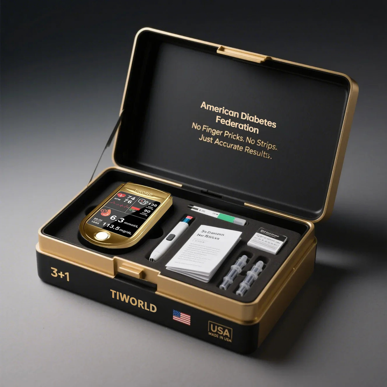 Tiworld™ Develops Newly Launched Non-Invasive Smart Glucose Meter 💝made in the USA💝🔥Limited stock available!🔥