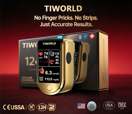Tiworld™ Develops Newly Launched Non-Invasive Smart Glucose Meter 💝made in the USA💝🔥Limited stock available!🔥