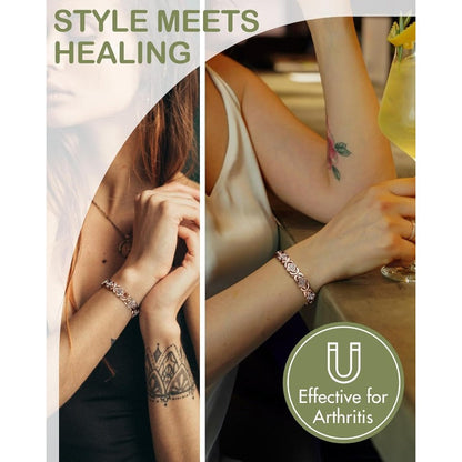 Magnetic Bracelet with Adjuster