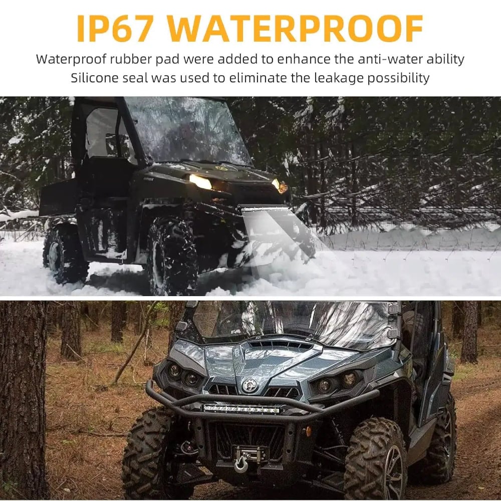 12′′ Single Row Ultra-Slim Off-Road LED Light Bar