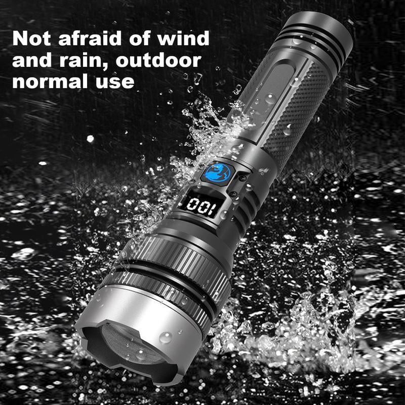 Rechargeable Flashlight with Telescoping Zoom