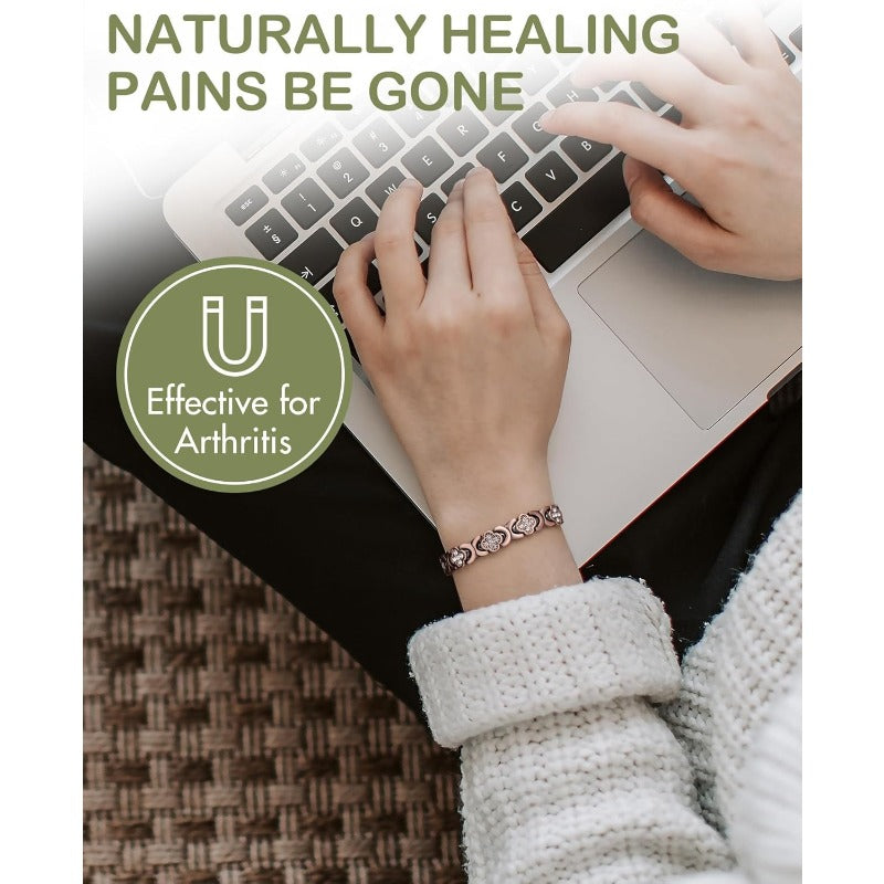 Magnetic Bracelet with Adjuster