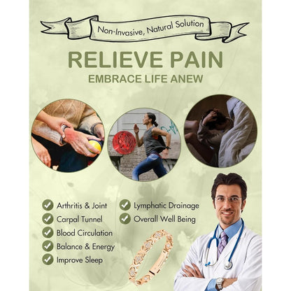 Magnetic Bracelet with Adjuster