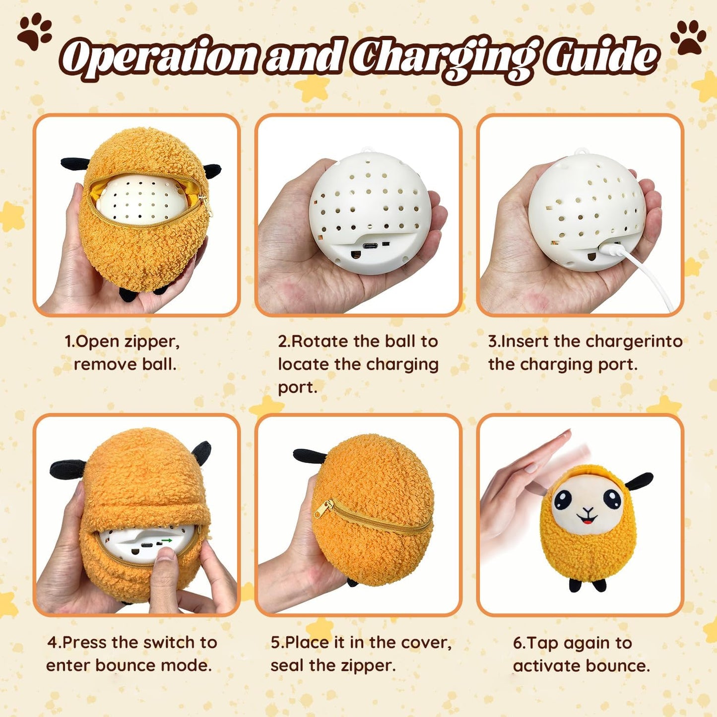 Interactive Moving Dog Toys