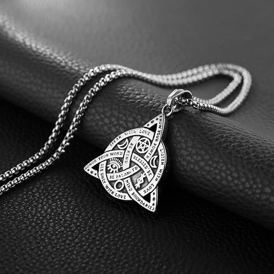 Triple Goddess Triquetra Necklace