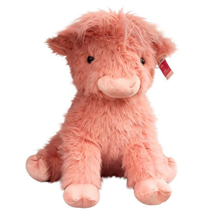 🏆NEW YEAR SALE 49% OFF🐮Adorable Pink Highland Cow Plush