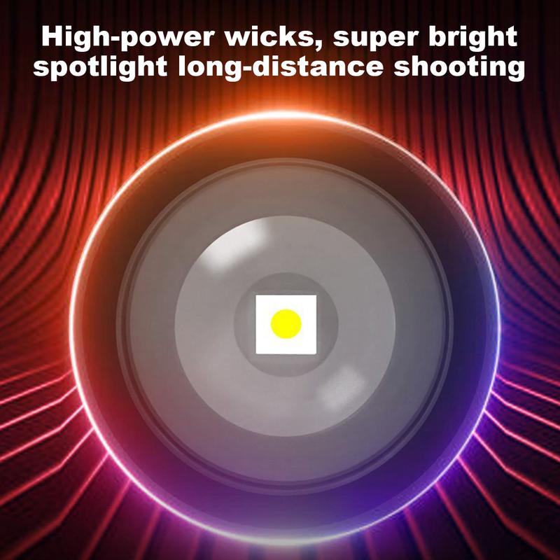 Rechargeable Flashlight with Telescoping Zoom